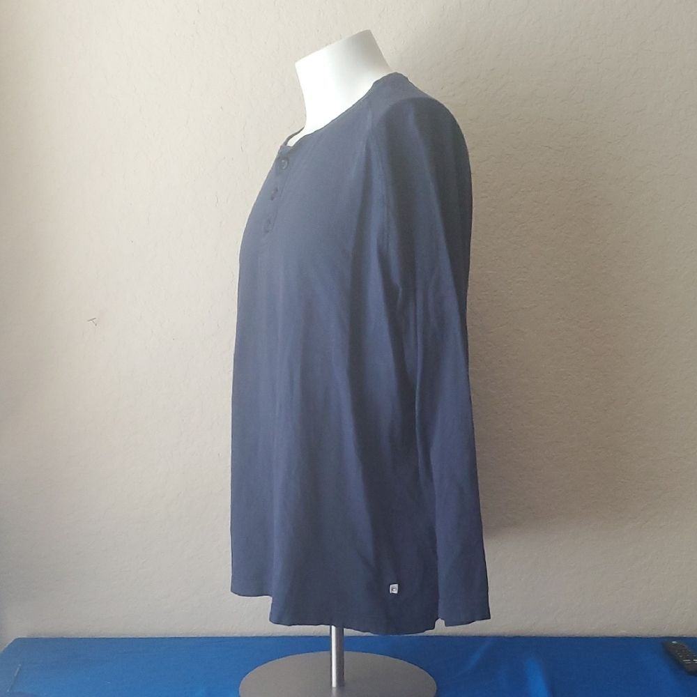 Magellan Outdoors Men's MagShield Long Sleeve Henley Blue Size XL-Adventure Gear - Picture 3 of 7